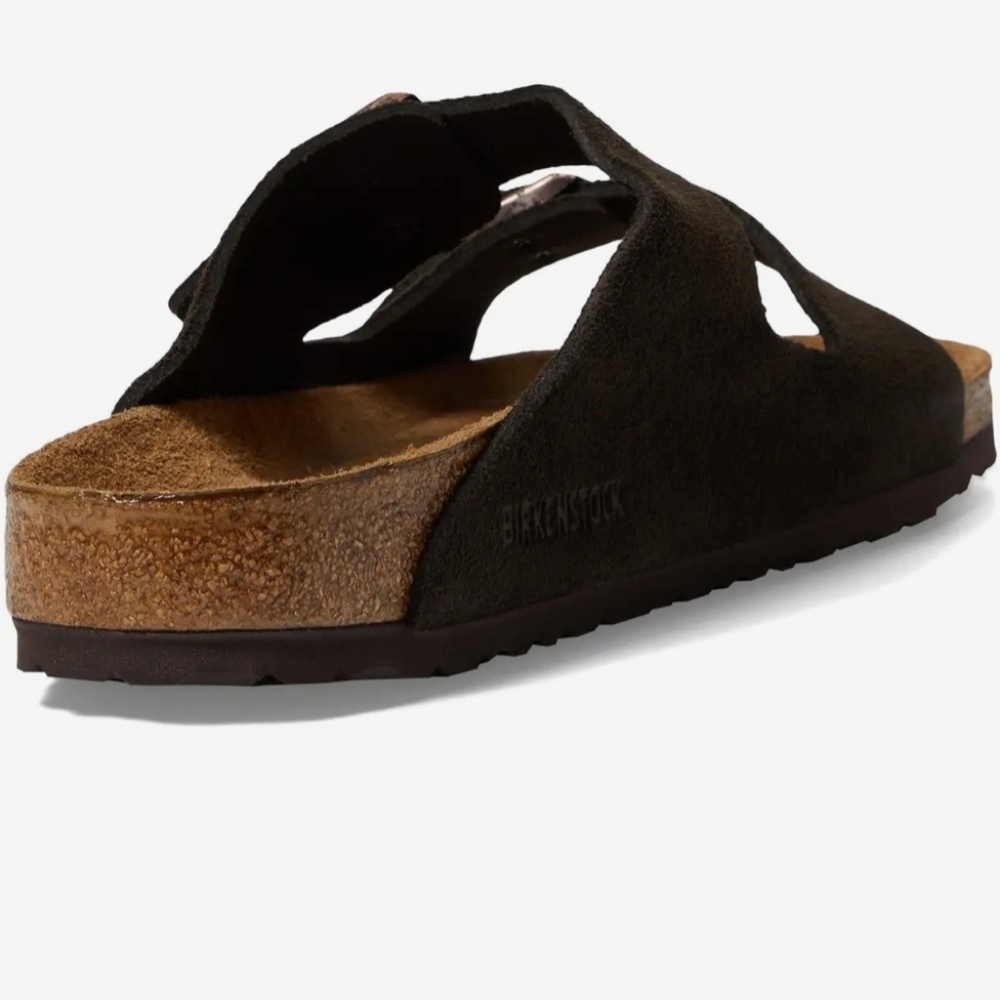 Birkenstock Arizona Soft Footbed Suede Unisex Sandal Mocha 44R EUC - Picture 5 of 8